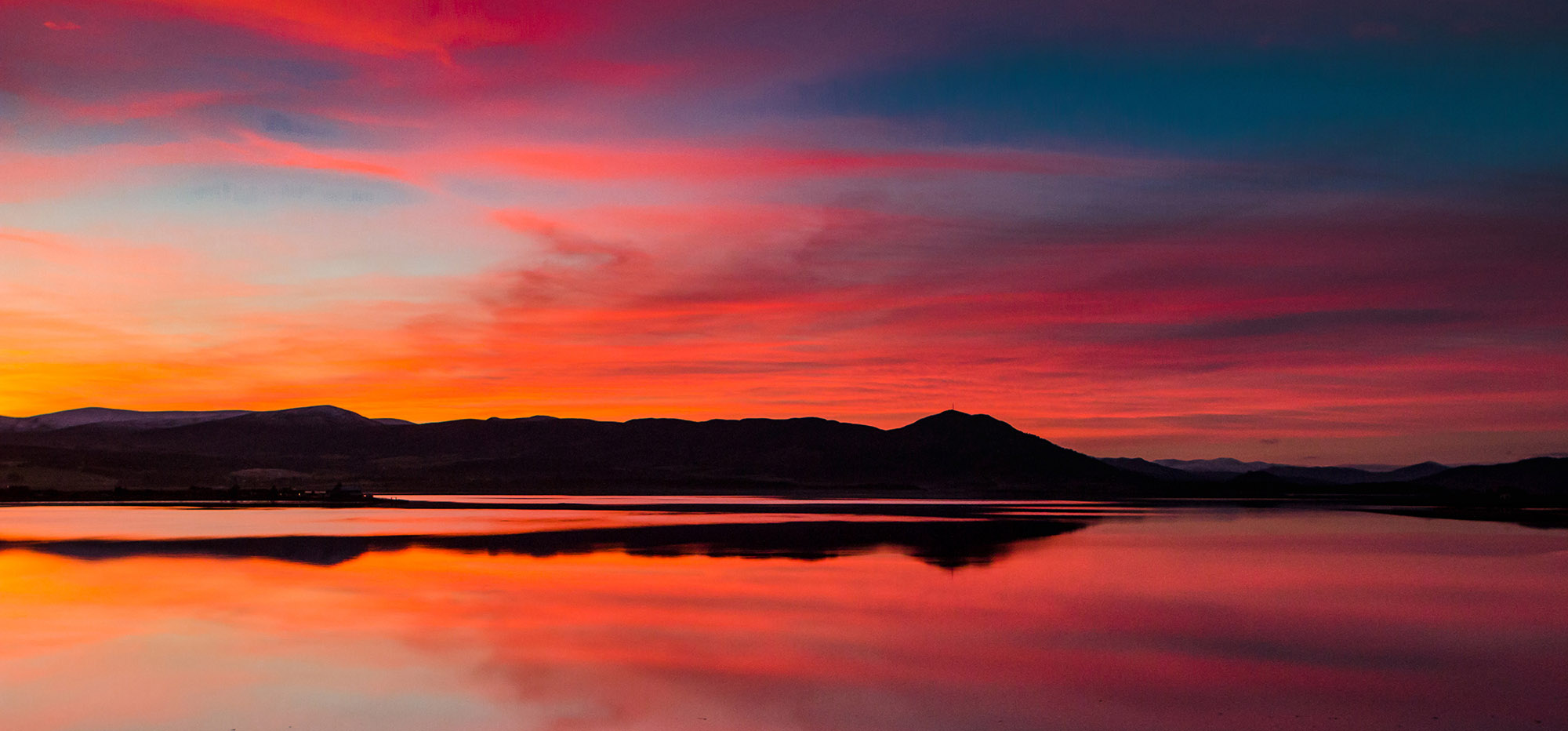 sunset, low light, Dornoch Firth